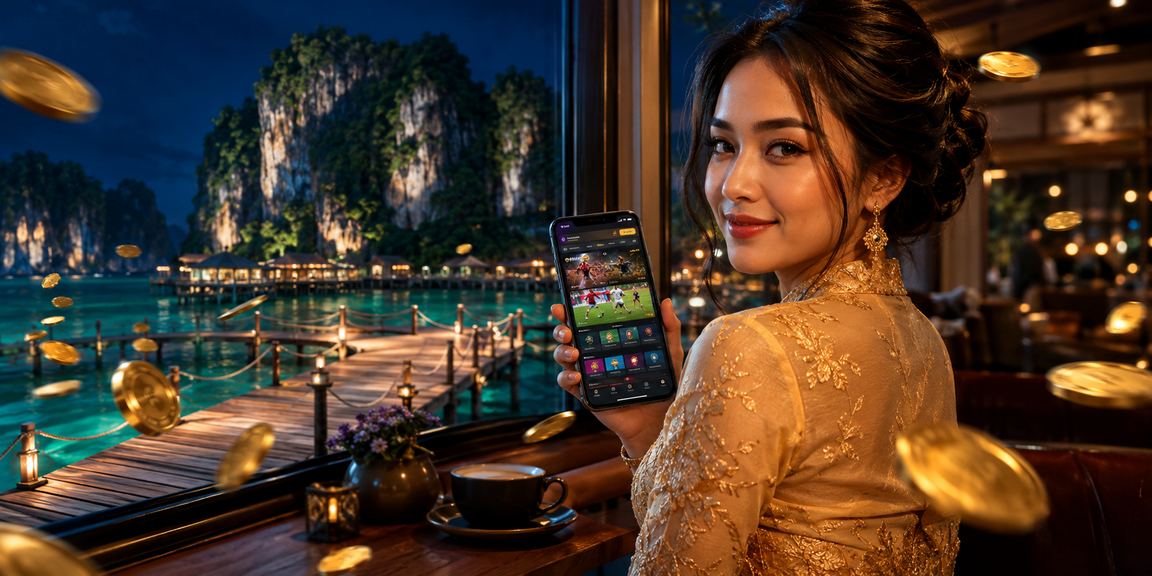 Peminat sukan Malaysia berbaju kebaya menikmati pertaruhan sukan di Ipoh pada waktu malam